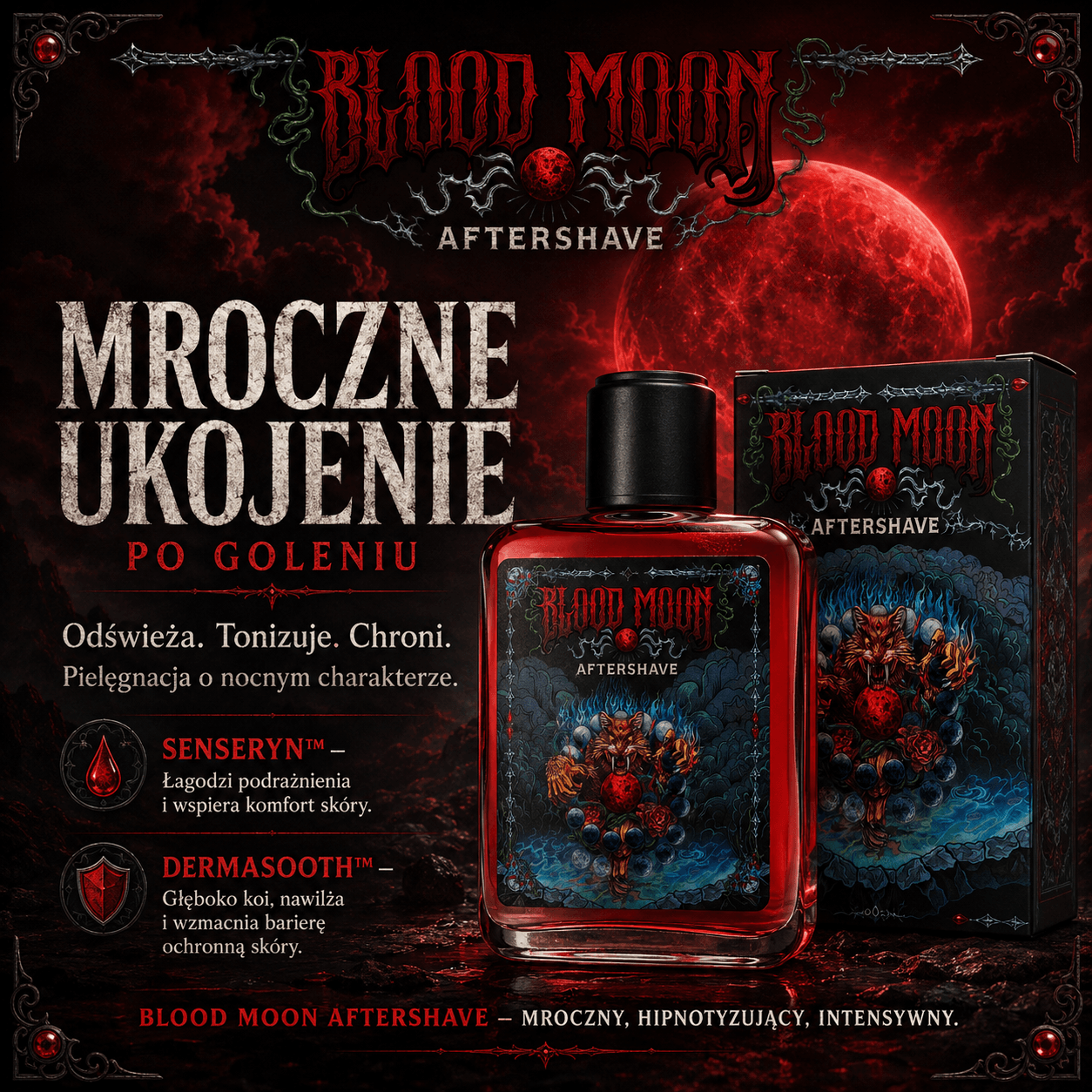 woda po goleniu rarecraft blood moon